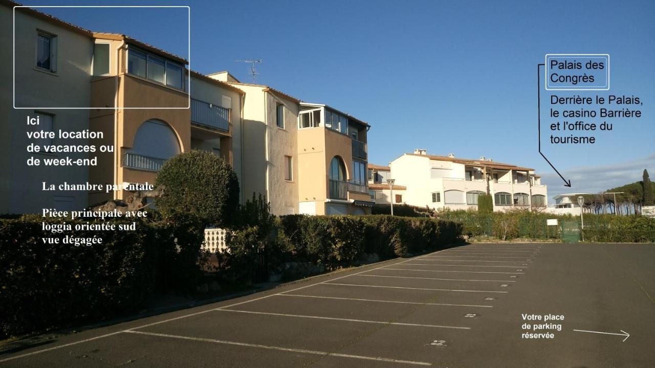 Lara 3 - T2 Loggia Piscine 2 Lits Doubles Parking Pres Du Centre-Port Et Ile Loisirs Lägenhet Agde Exteriör bild